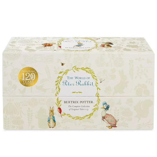 The world of Peter Rabbit 23 Volume Books Set Anniversary Edition White Jackets