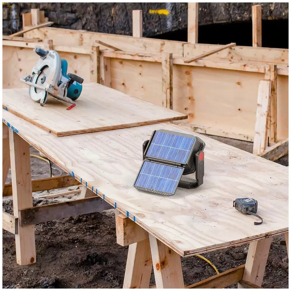 Infinity X1 Dual Powered Rechargeable Solar Work Light 3000 Lumen Magnetic USB
