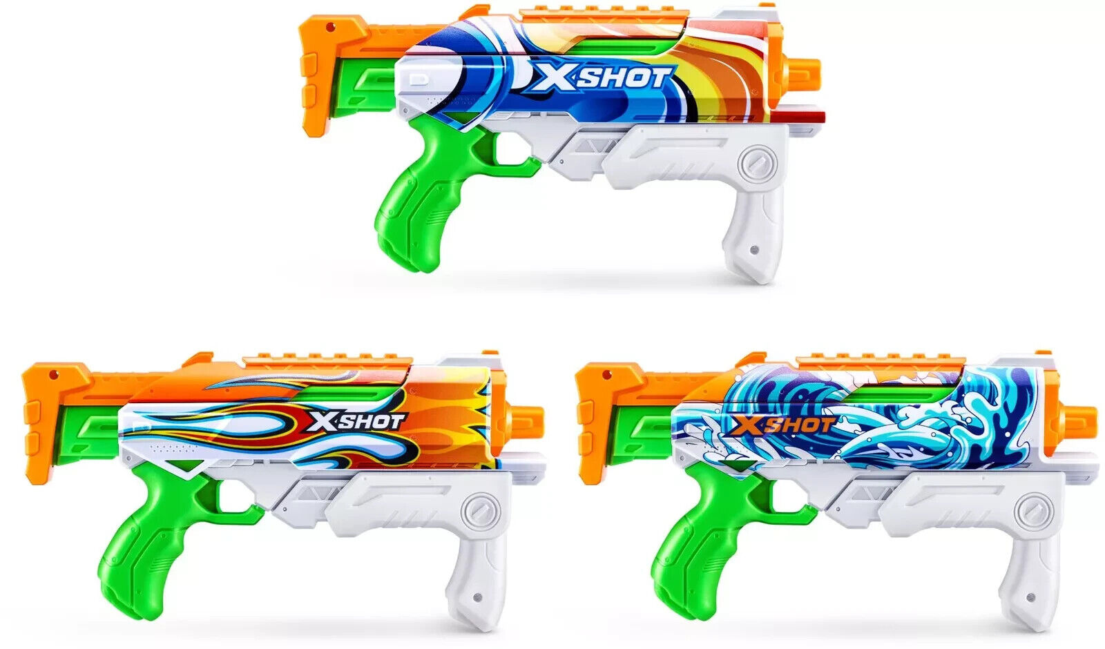NEW Zuru X-Shot Fast Fill Skins - Hyperload WAVE Water Blaster