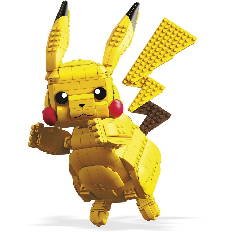 Jumbo Pikachu 806 Pieces Buildable 32cm Age 8+ New FVK81 Mega Constux Pokemon 