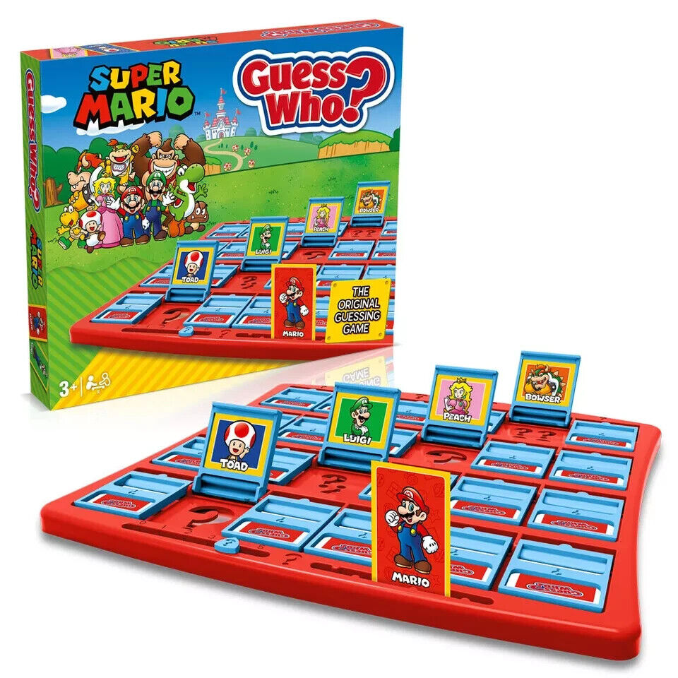Super Mario Guess Who Board Game NEW