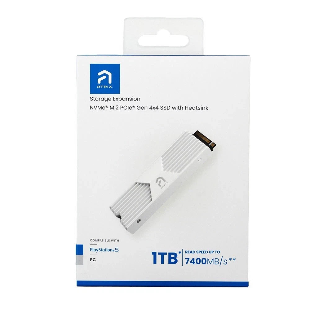1 TB Atrix NVME Playstation 5 PS5 SSD PCIe Storage Expansion with Heatsink PC
