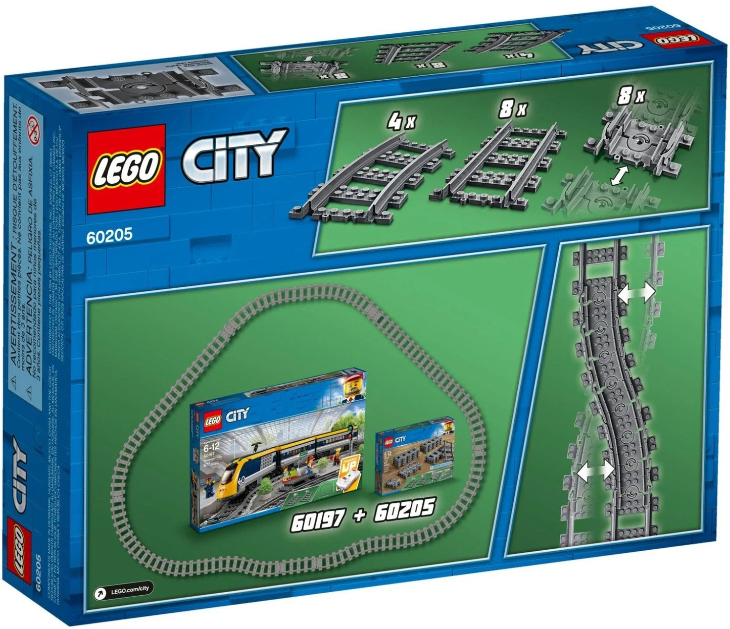 Lego 60205 City Trains Train Track 2018 - Brand New Sealed
