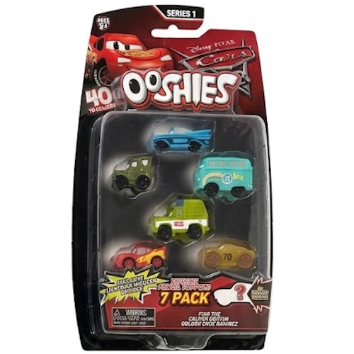 Exclusive Lightning McQueen Ooshie 7 Pack Disney Cars Hidden Surprise Ooshie