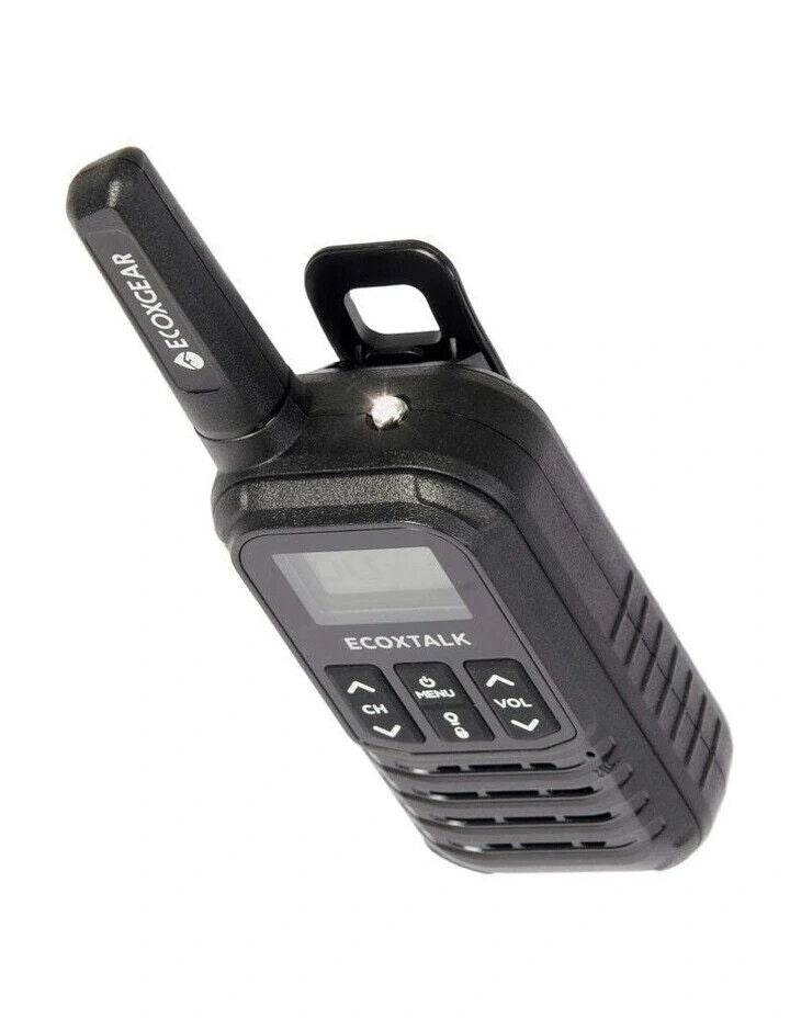5X ECOXGEAR EXG50 UHF CB Handheld Radio Walkie Talkie 3km LED Torch