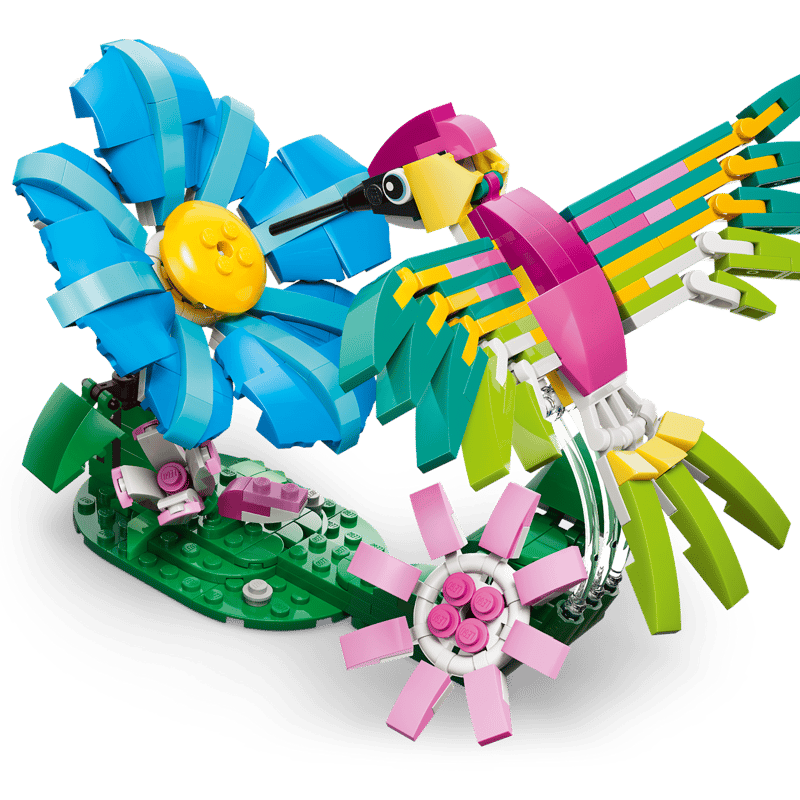 LEGO Creator 31384 – Wild Animals: Colourful Hummingbird 3-IN-1