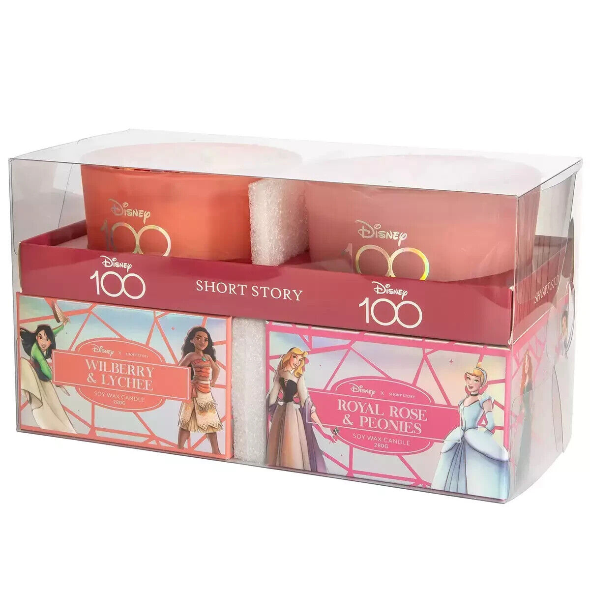 2 Pack Of Short Story Disney Handcrafted 100 Candles Princess And Heartstrong