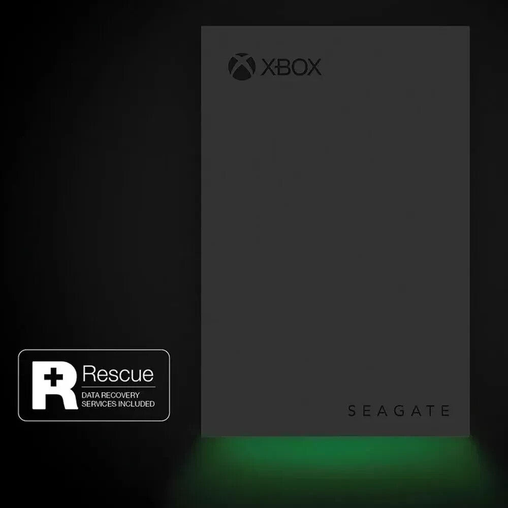 Seagate Portable Xbox Game Drive 2TB USB Gaming Hard Disk RGB LED Lighting