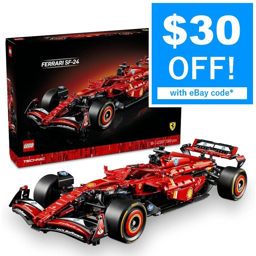 NEW SEALED LEGO Technic 42207 Ferrari SF-24 F1 Car Set 1:8 Scale V6 1361pcs 18+