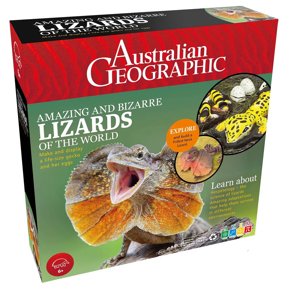 Australian Geographic Extreme Animals Kit 2 Packs – Lizards/Frogs