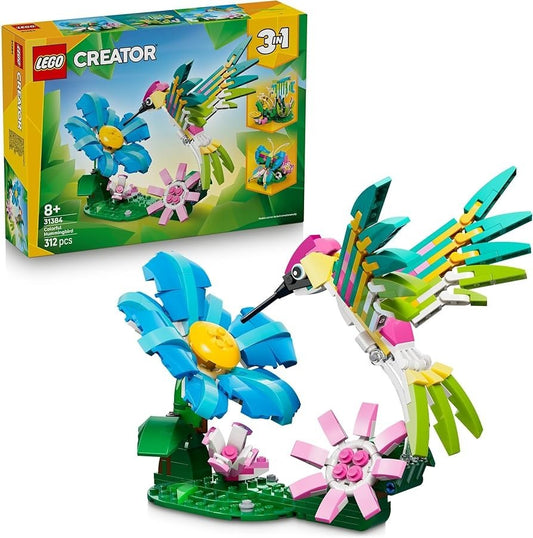 LEGO Creator 31384 – Wild Animals: Colourful Hummingbird 3-IN-1