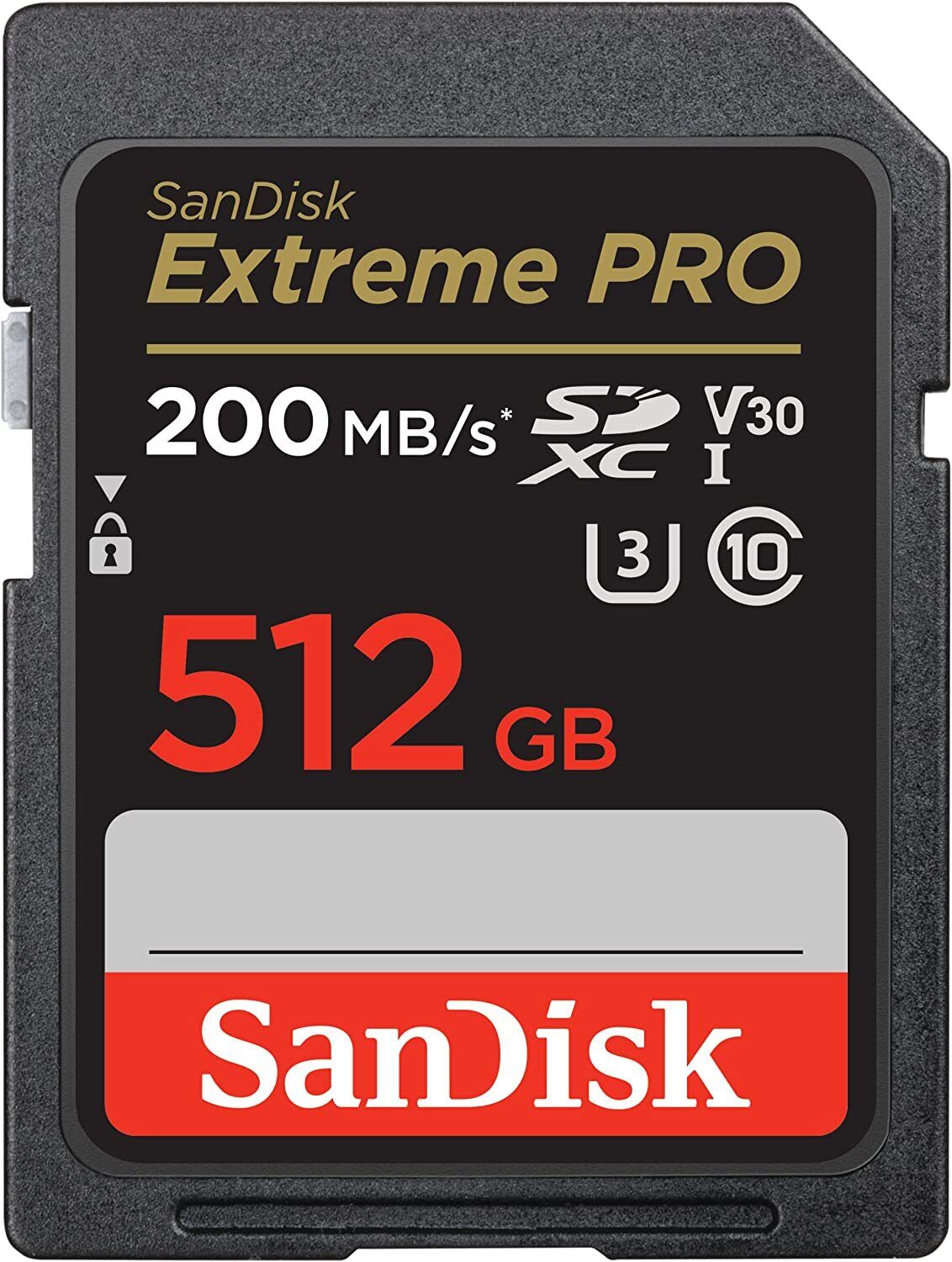 SD Card SanDisk 32GB 64G 128G 256G 512G Extreme PRO SDHC SDXC Camera Memory