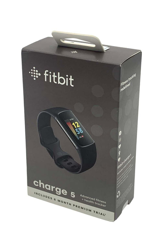 Fitbit Charge 5 + Fitbit Premium Advanced Health and Fitness Tracker (Black)