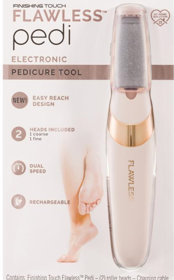 Finishing Touch Flawless Pedi Electronic Pedicure Tool, File & Callous