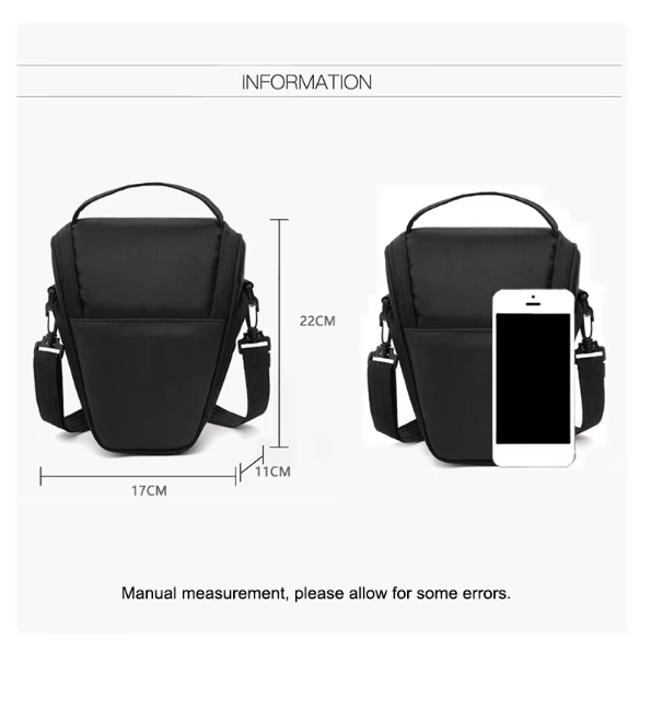 DSLR SLR Camera Bag Shoulder Case Waterproof For Canon EOS Nikon Sony Panasonic