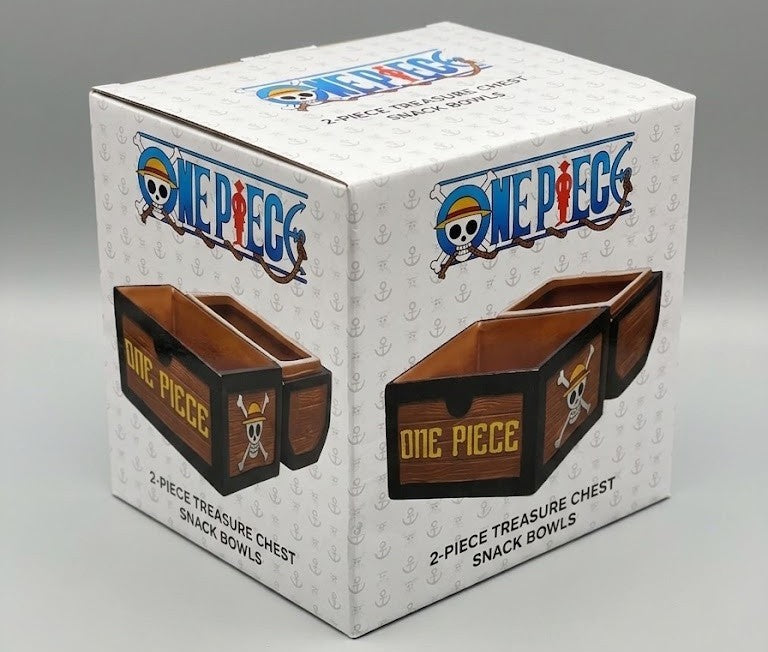 One Piece - Treasure Chest Ceramic 2-pc Snack Bowls Set
