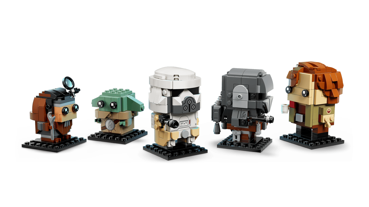 LEGO Star Wars BrickHeadz The Mandalorian and Grogu: Allies & Villains (40856) 