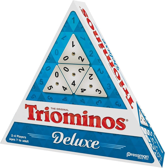 Triominos Deluxe Board Game 2-4 Players Game  Pressman Age 7+ Tri-Ominos