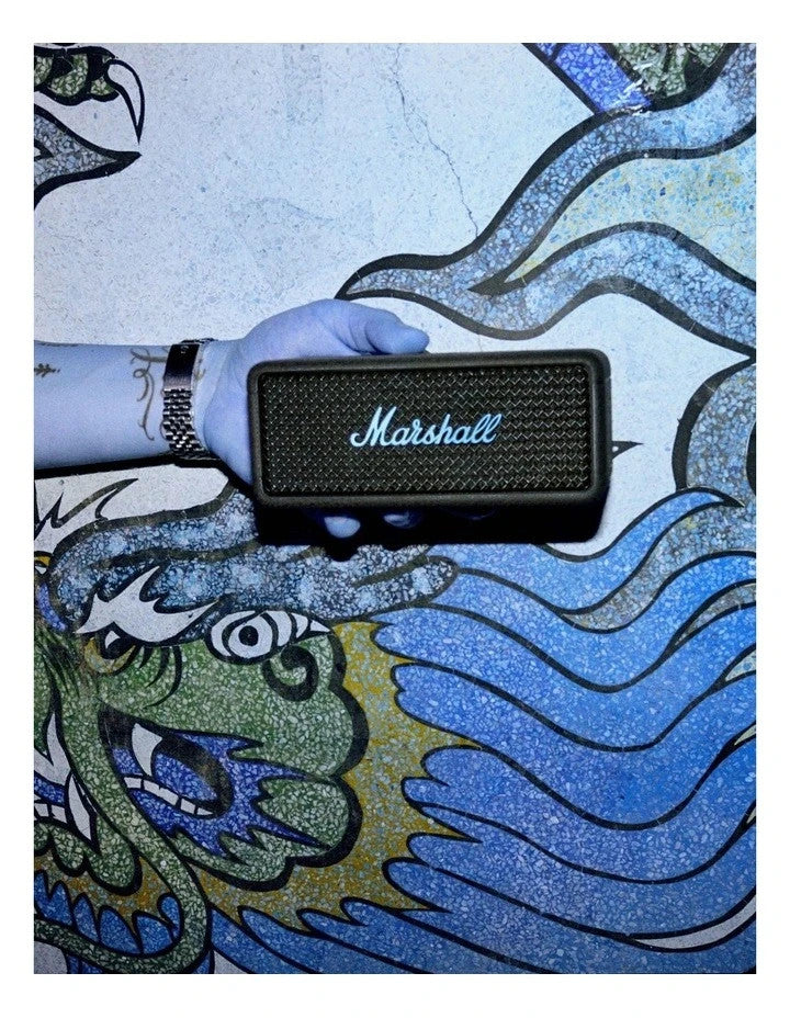 Genuine Marshall Emberton 3 Wireless Bluetooth Portable Speaker (Black) AU Stock