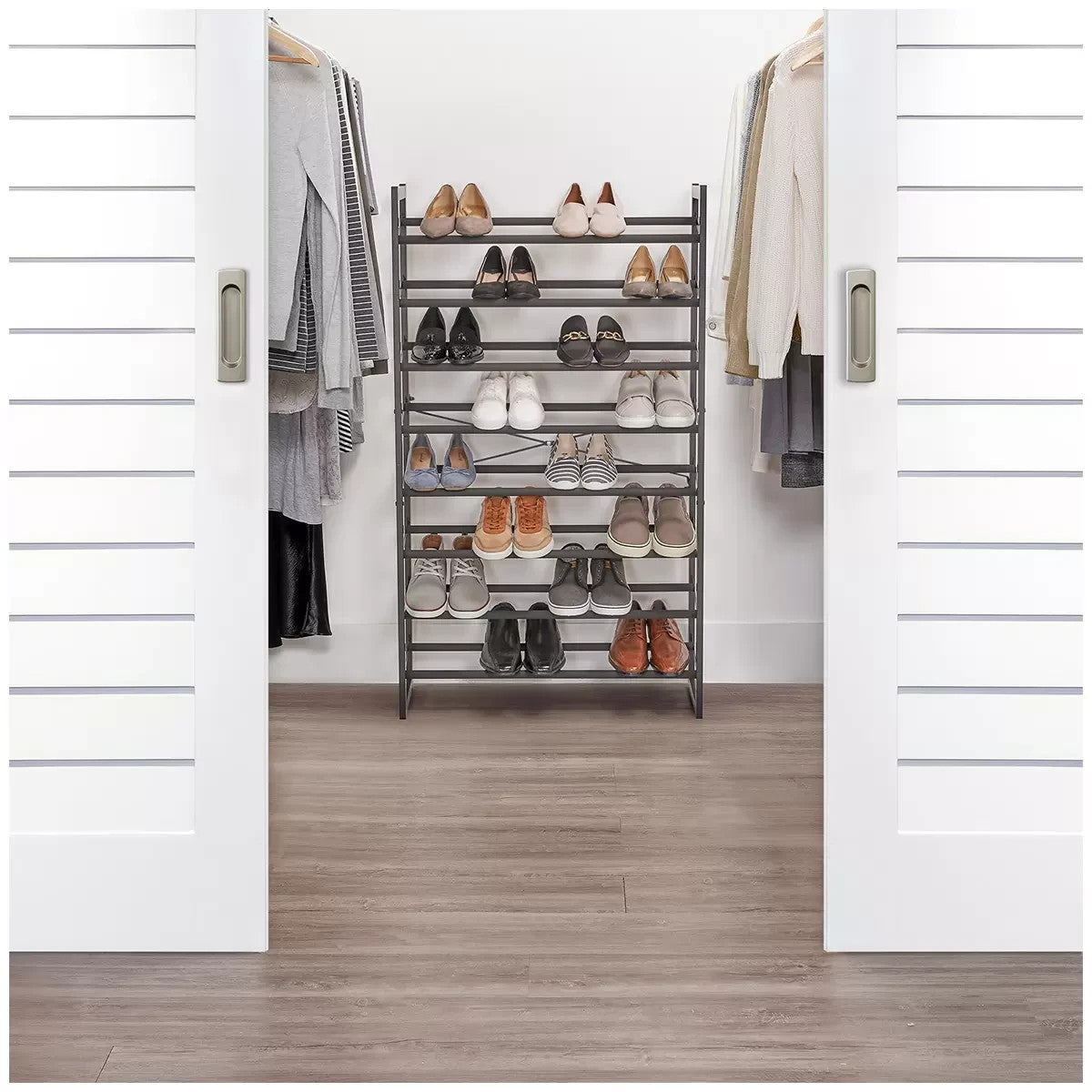 New Neatfreak Set of 2 Stackable Shoe Rack 2X 650mm Height