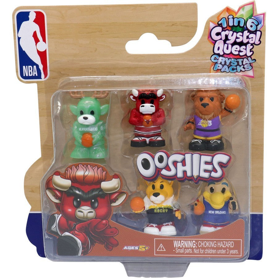 Ooshies 1-in-6 Crystal Quest Crystal Packs – NBA Bull Laker