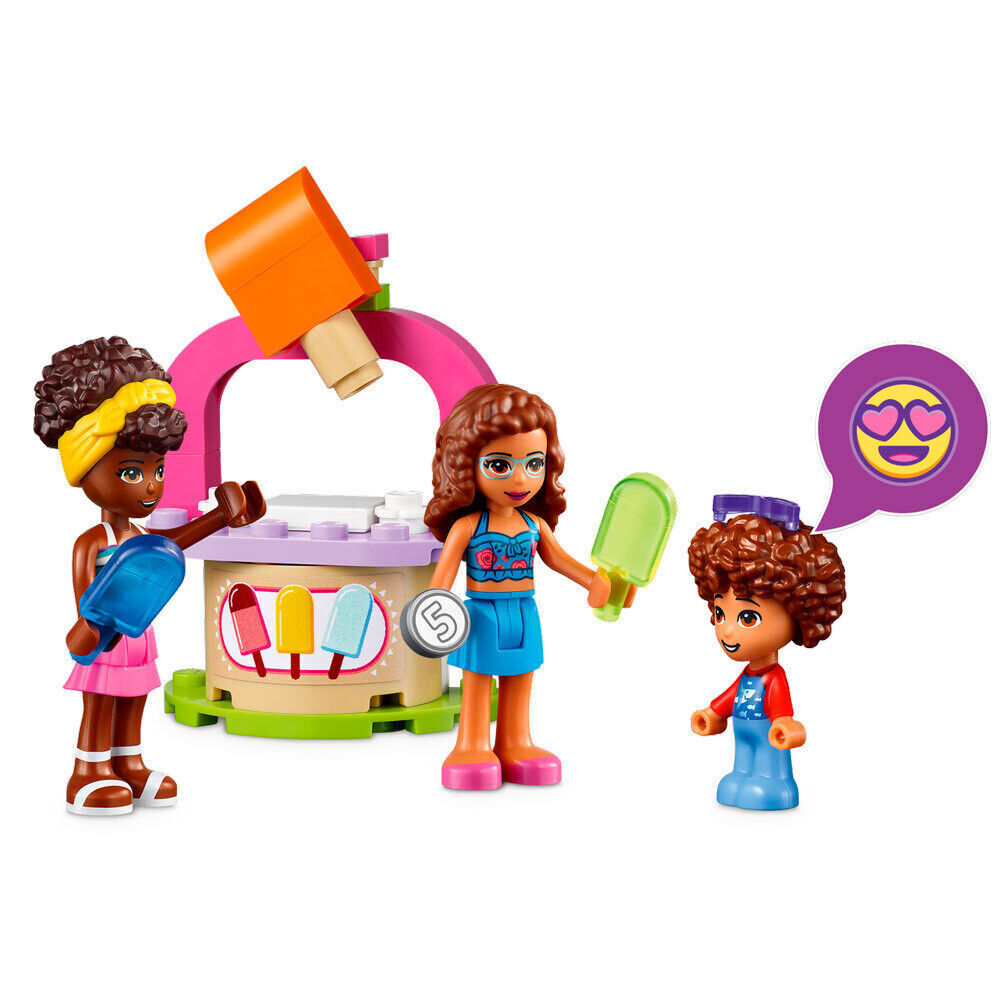 LEGO FRIENDS Water Park 41720 NEW Swimming Pool Slide Olivia Nandi Santiago