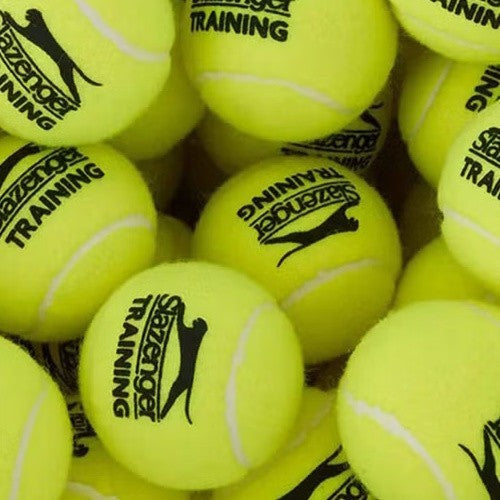 60 X NEW Slazenger Training Tennis Balls Bucket for ALL Surfaces DWSQ03060