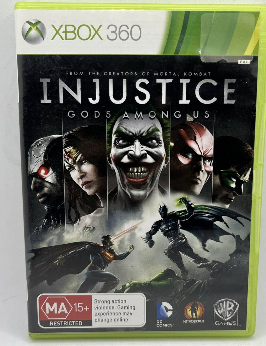 Injustice Gods Among Us - Microsoft Xbox 360 Game Disc Only Pre Owned