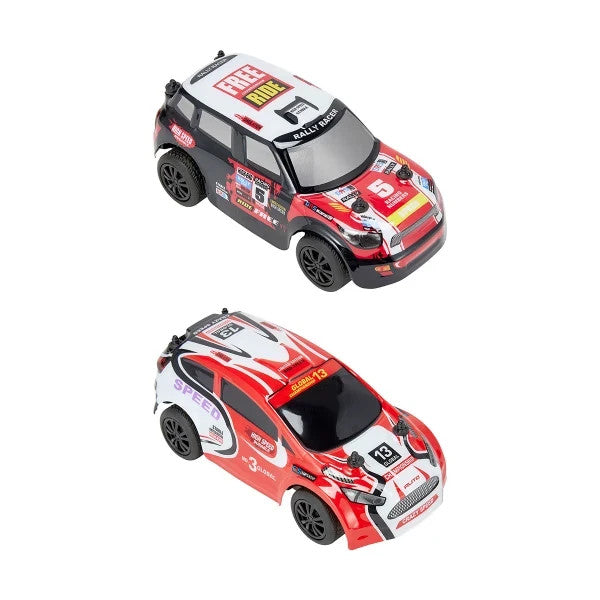 2 Pack 4 Ch 1:28 Remote Control Rally Extreme VS RC 2WD Toys Kids Christmas Gift