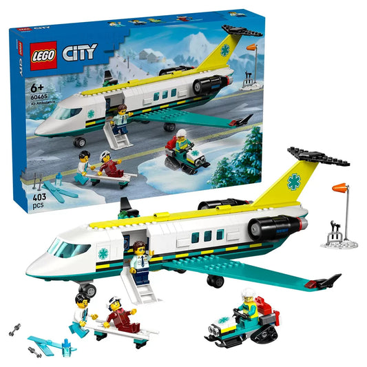 LEGO City 60465 Emergency Air Ambulance Airplane