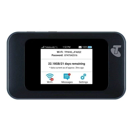 NEW TELSTRA 4G 4GX Hotspot ZTE MF985T Wifi Pro Broadband Modem T9 Antenna Ports
