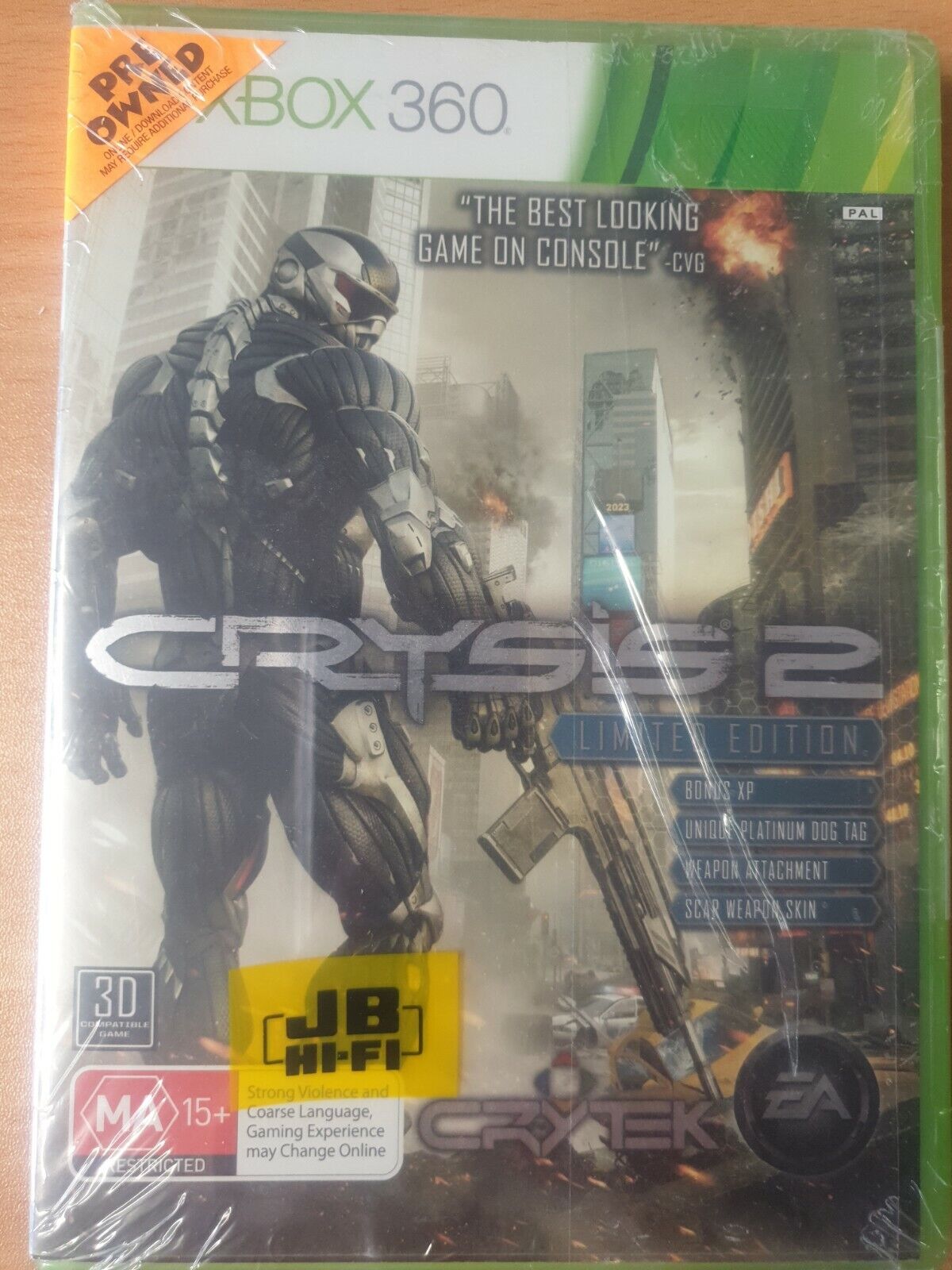 Crysis 2 Microsoft Xbox 360 Game Disc *includes Manual*