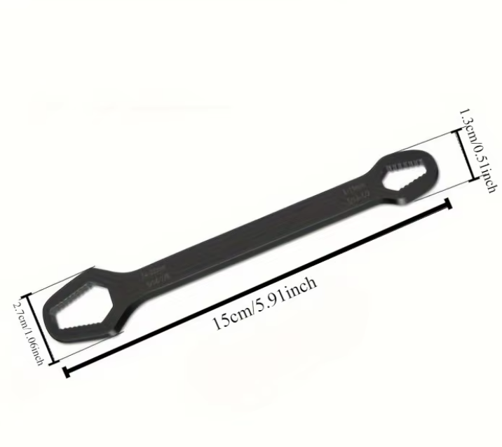 3/2/1Pcs Universal Double Ended Wrench, Self-Tightening 3-17mm Screw Nuts Repair