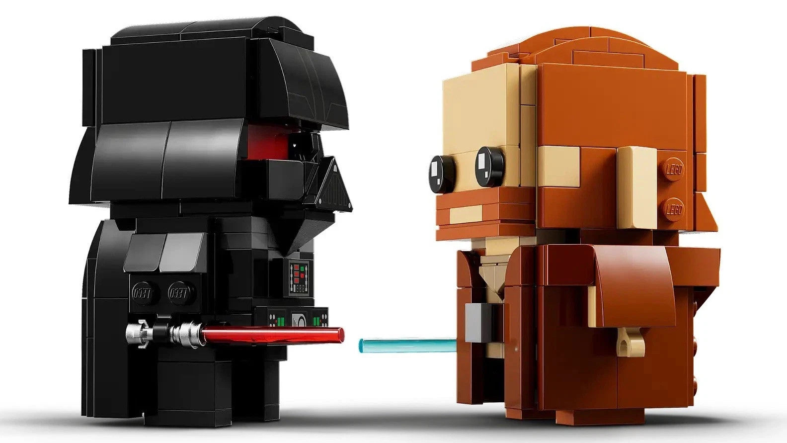 LEGO Star Wars BrickHeadz 40547 - Obi-Wan Kenobi & Darth Vader-  New - Free Post