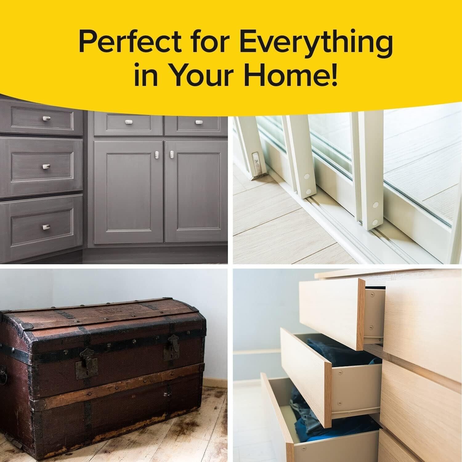 RUBY MONKEY MAGNETS 8 set As Seen On TV Adhesive Magnets Keep Doors Drawers Shut