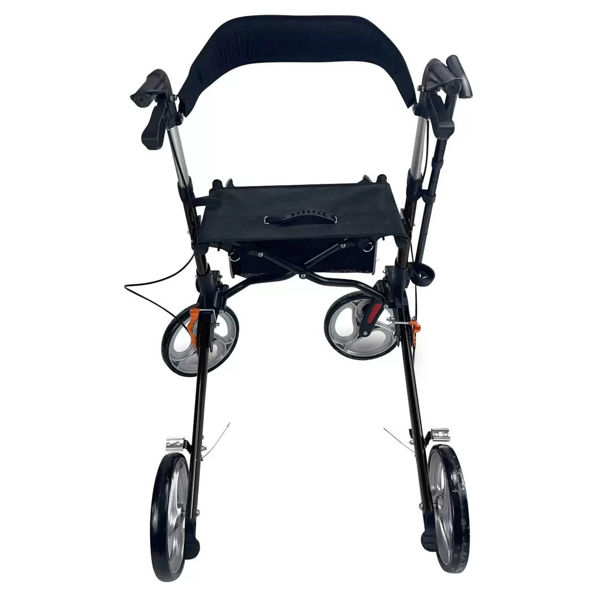 Altus Deluxe Euro Style Walker Rollator 10 Inch Wheel Black