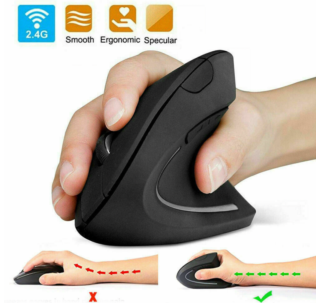 Ergonomic Optical 2.4G Wireless Vertical Mouse