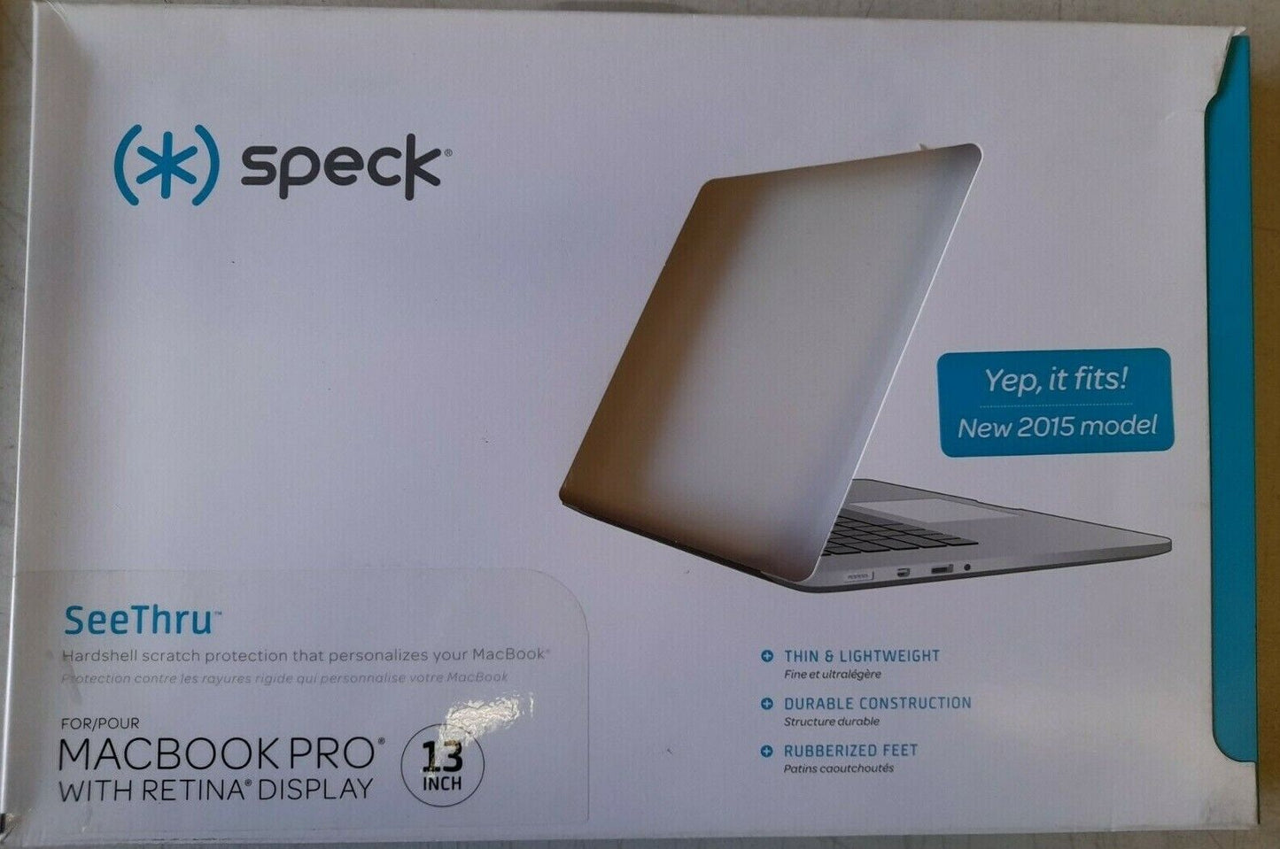 Speck SeeThru Hard Shell Case for MacBook Pro 13" with Retina, Macbook Air 11"