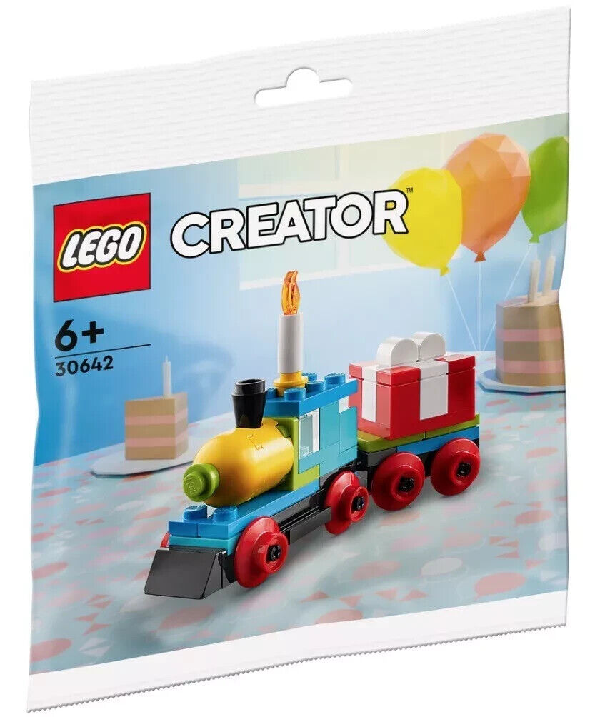 Lego Creator Birthday Train 30642 Polybag Candle Present Cargo New