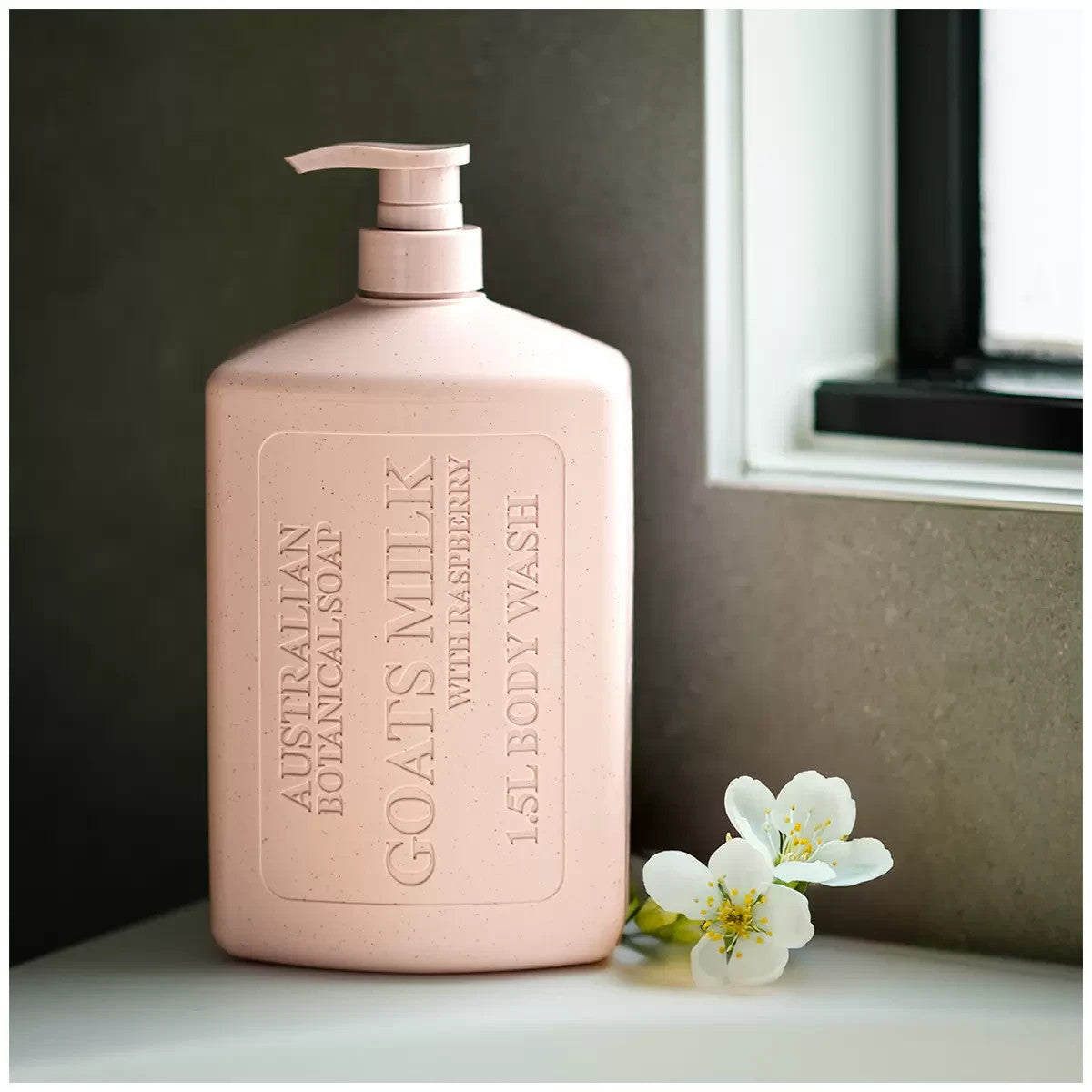 Australian Botanical Body Wash 1.5L Goats Milk With Raspberry / Coconut and Lime