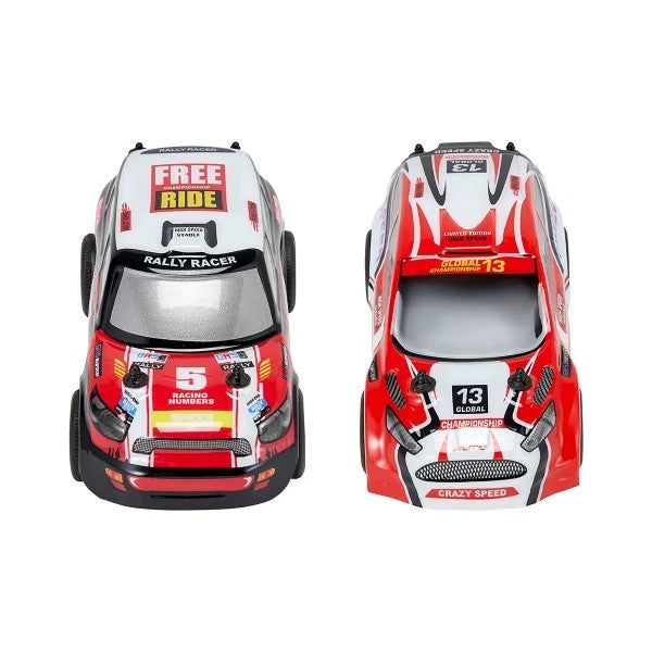 2 Pack 4 Ch 1:28 Remote Control Rally Extreme VS RC 2WD Toys Kids Christmas Gift
