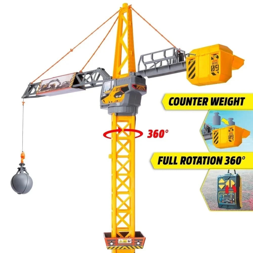 Dickie Toys Might Crane 110cm Wired Remote Controlled Crane NEW