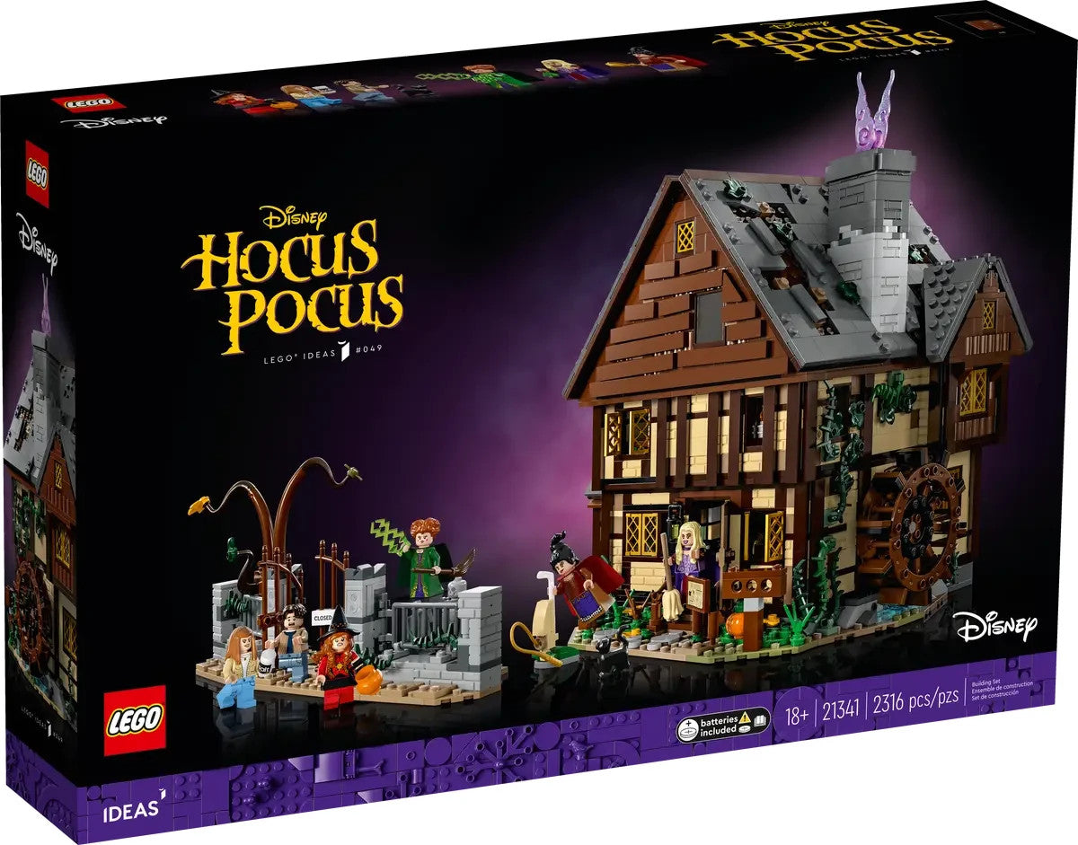 LEGO 21341 IDEAS Disney Hocus Pocus: The Sanderson Sisters’ Cottage - BRAND NEW