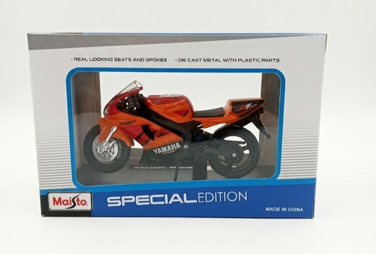 Maisto 1:18 – Yamaha YZF-R7 (Orange) Motorcycle – Special Edition Model
