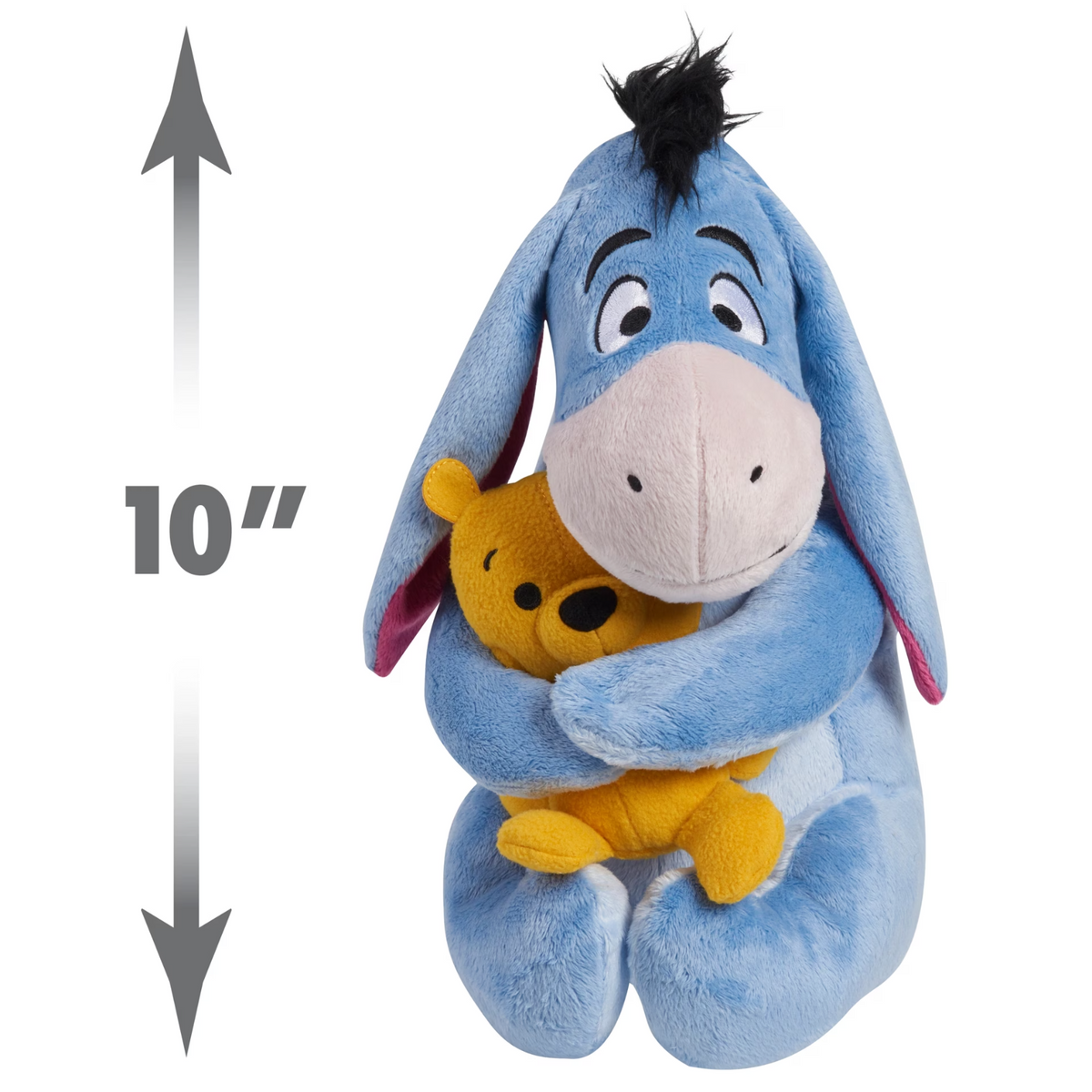 Disney Classics Lil Friends 10" Huggable Plush Soft Toy Eeyore & Winnie Plushie