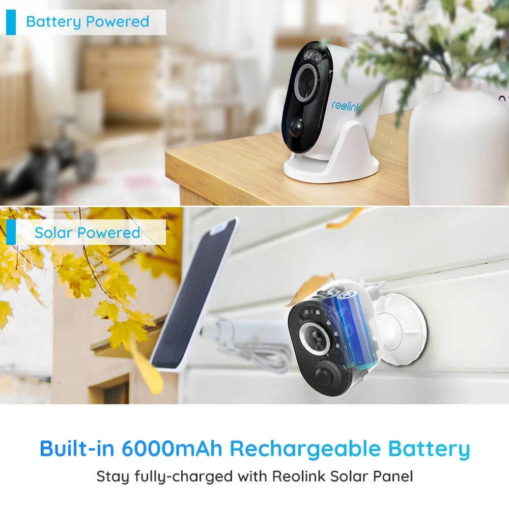 Reolink Argus 3 Home Security Camera Spotlight Colour Night Smart Detect + Solar