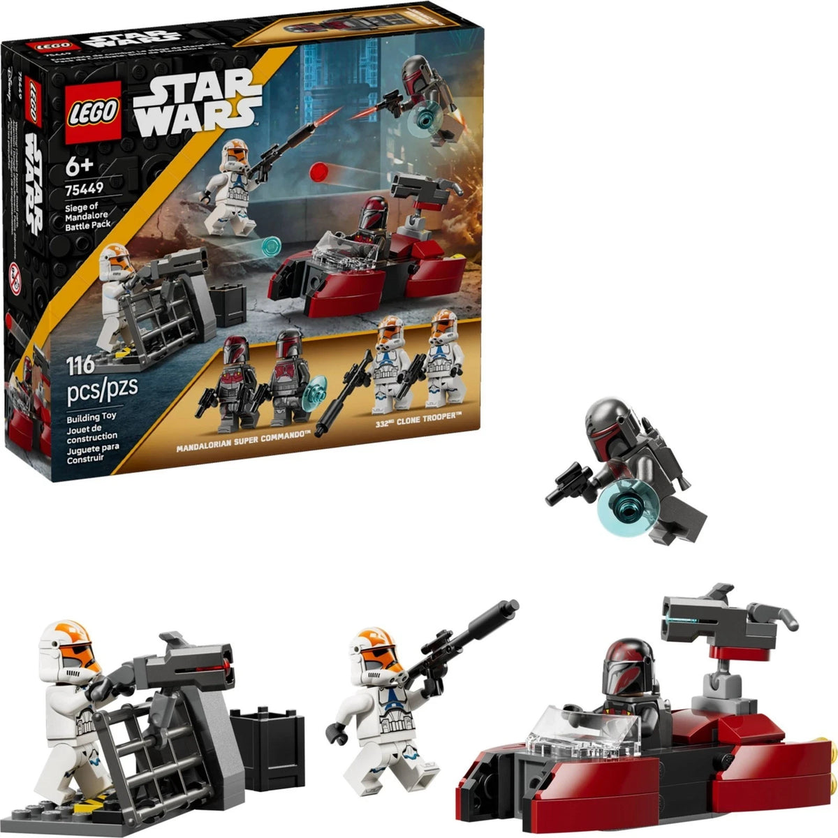 LEGO 75449 STAR WARS Siege of Mandalore Battle Pack Building Toy 6+ BNISB