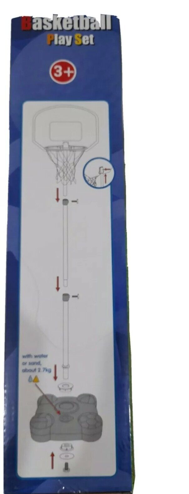 Basketball Play Set for Ages 3+ Open Unused