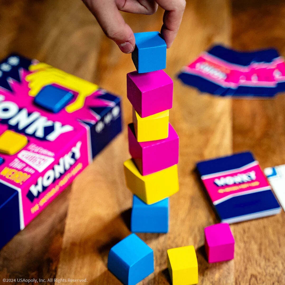 Wonky: The Unstable Cube Party Board Game Cards