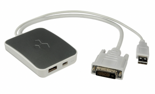 Kanex C247D DVI-D to Mini DisplayPort w USB Audio Apple Cinema Display 24" /27"